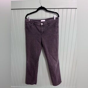 LOFT Women's Charcoal Boot Cut Jeans Size 10
